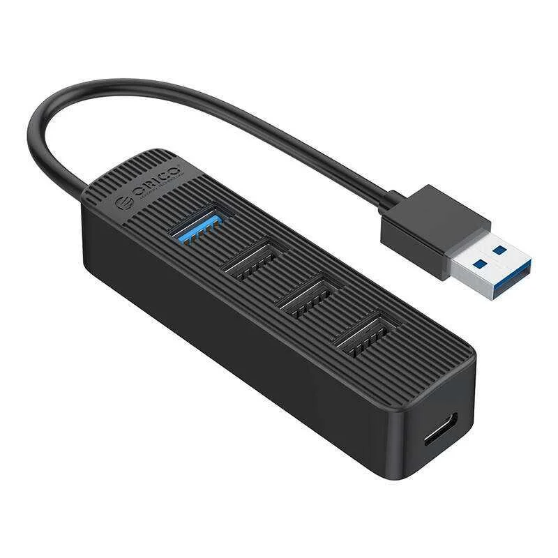 Orico Hub Usb-A To Usb-A 3.0 + 3xusb-A 2.0 - Black