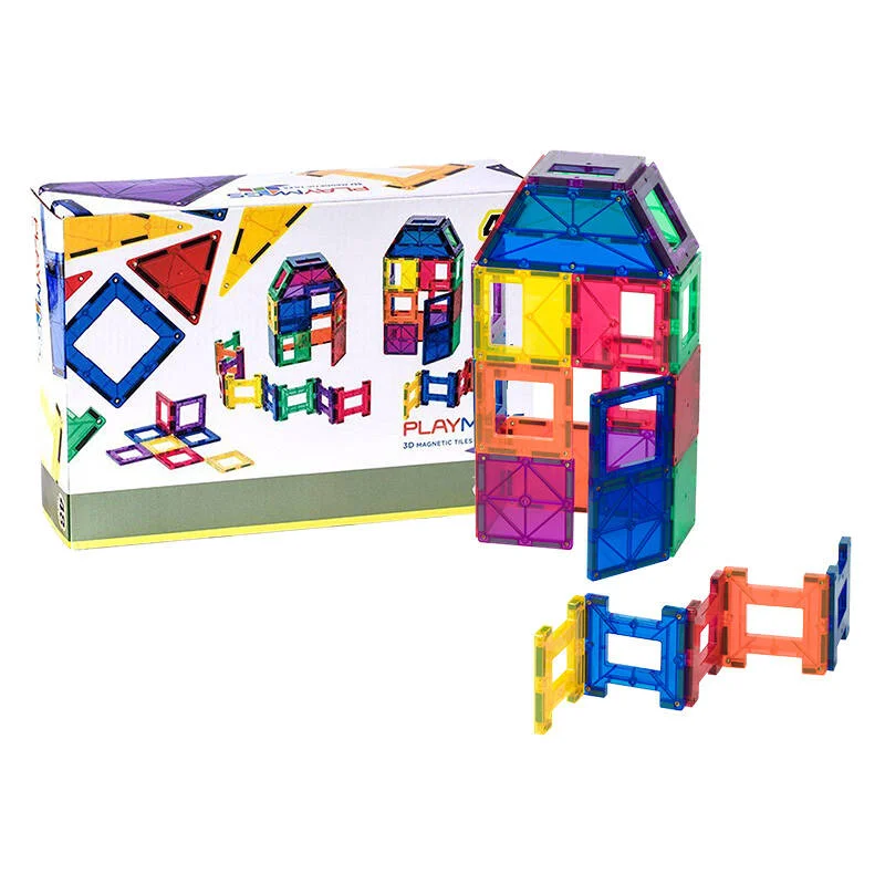Magnetic Tiles 3d Playmags 161 - 48 Pcs Set