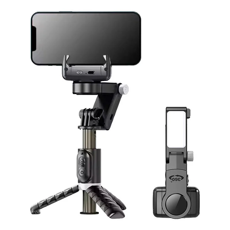 Gimbal/Stand With Light Apexel Q18 (Black)