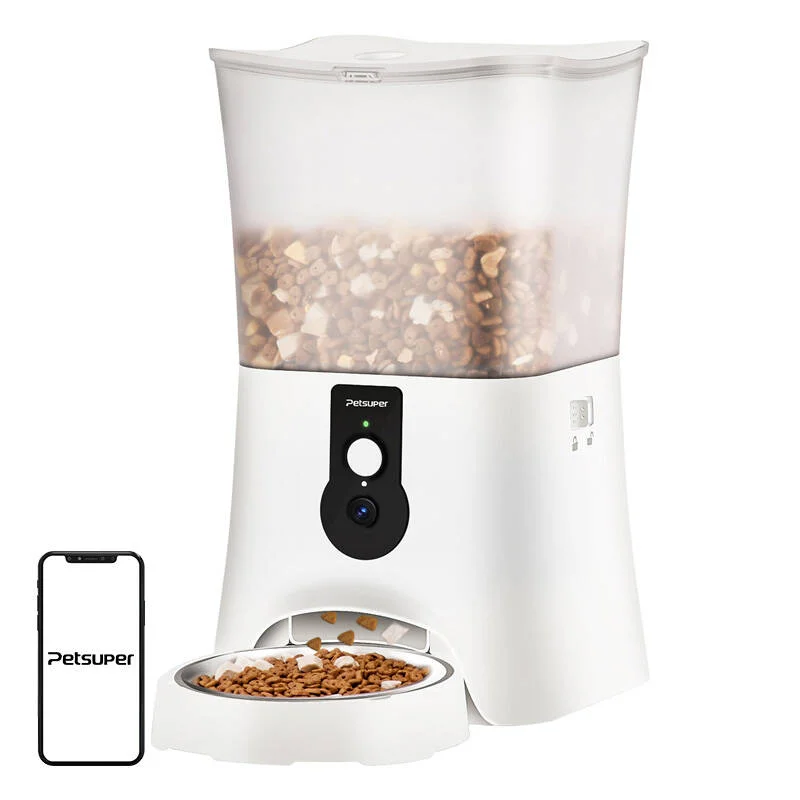 Dispensador de Alimentos Inteligente com Câmara Petsuper Pf01-2
