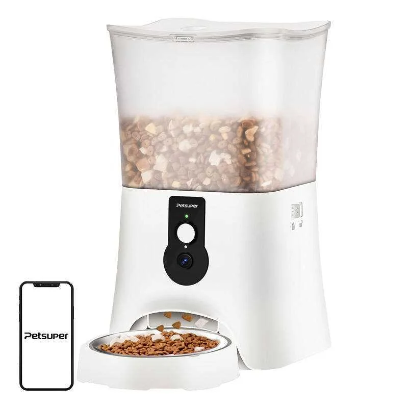 Dispensador de Alimentos Inteligente com Câmara Petsuper Pf01-2
