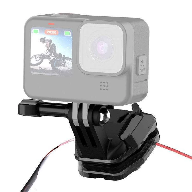 Motorcycle Windshield Mount Clip Puluz  For Action Cameras (Black)