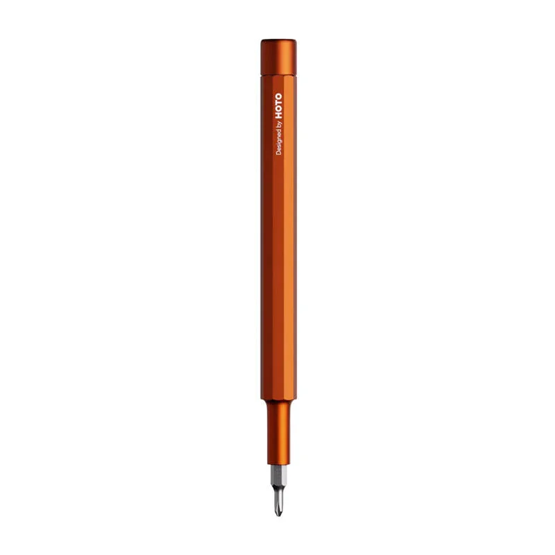 Pocket Precision Screwdriver And Fountain Pen 5-In-1 Hoto Qwlsd013 (Red)