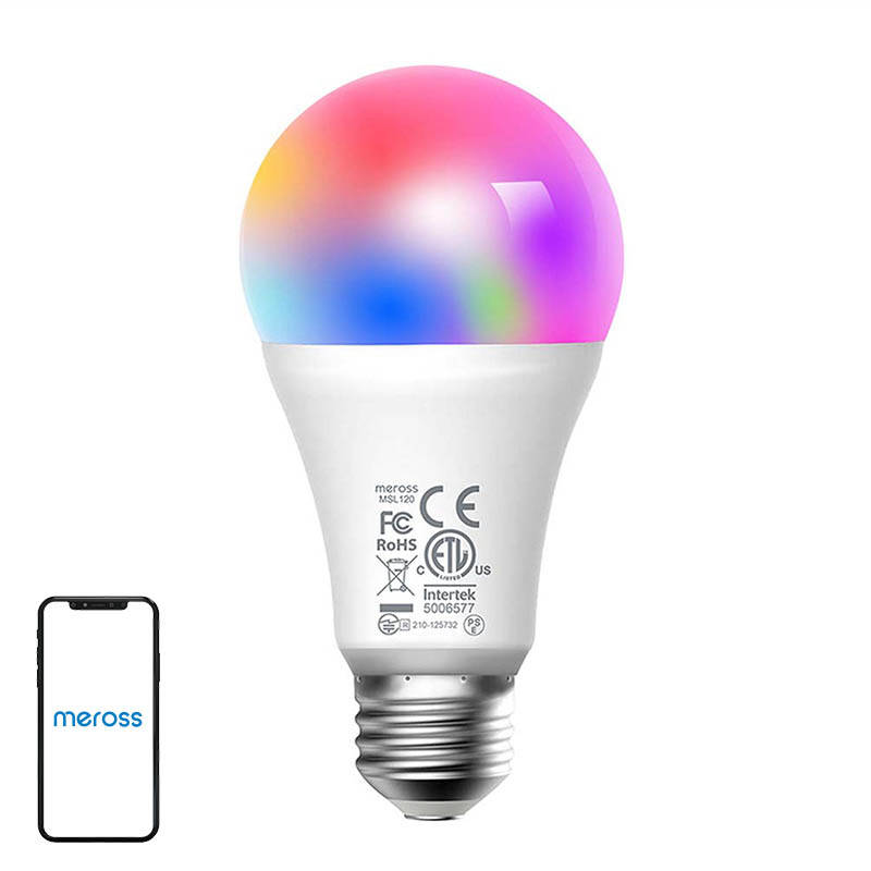 Lâmpada LED Wi-Fi Inteligente Msl120eu Meross (Sem Kit Doméstico)