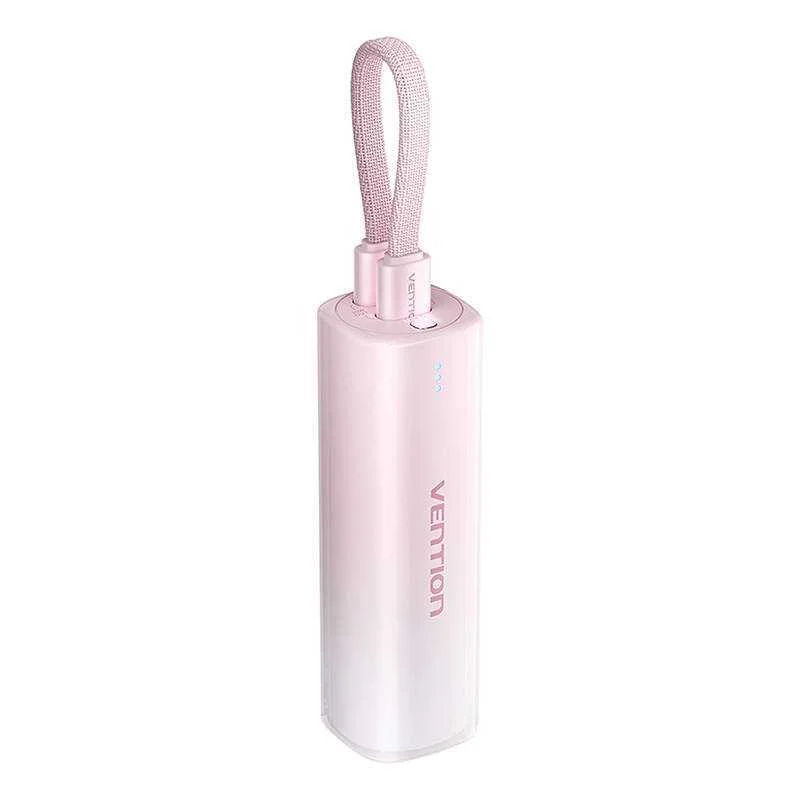 Powerbank 5000mah Vention Fhwr0 20w + Usb-C para Li