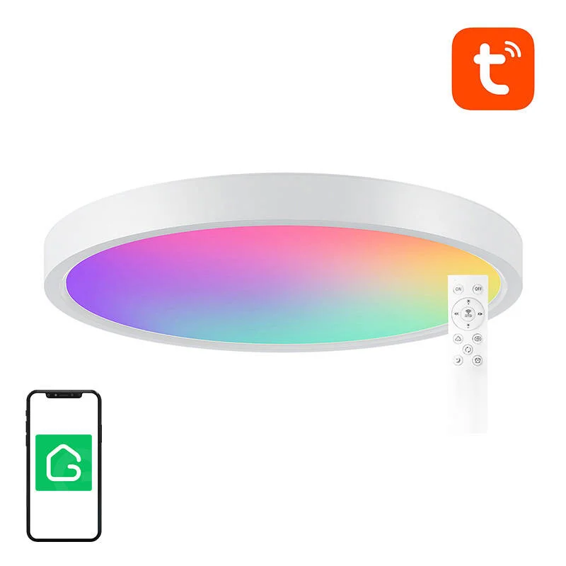 Candeeiro de teto inteligente 30cm Wifi/Bluetooth.