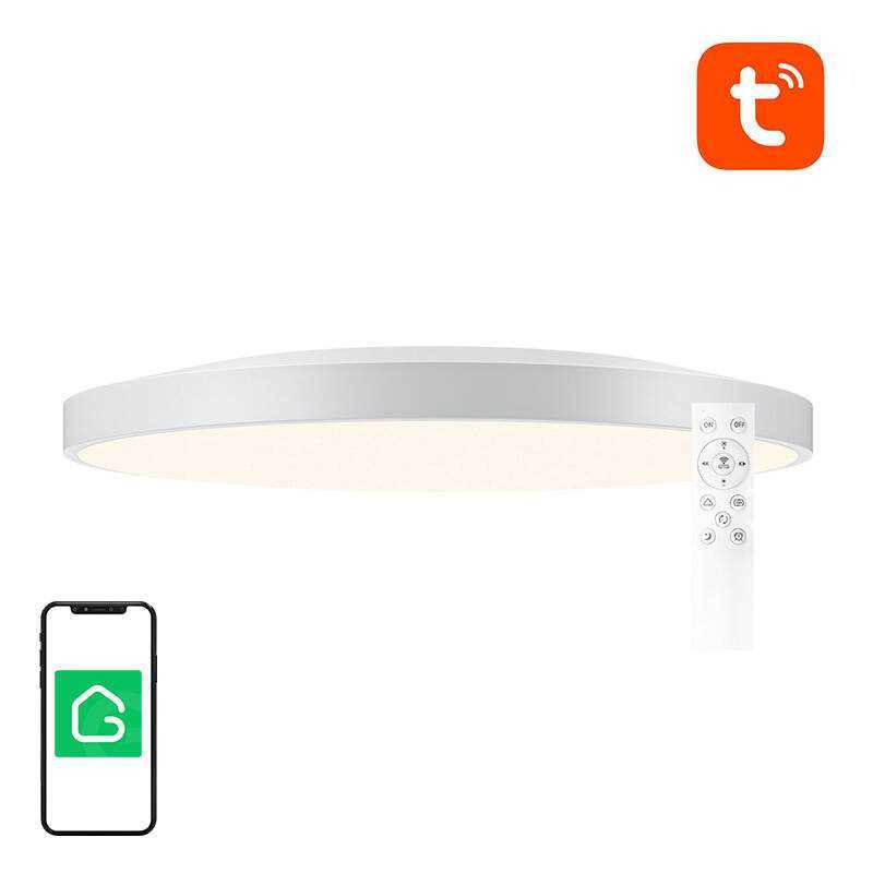 Candeeiro de Teto Inteligente 32cm Wifi/Bluetooth 16m Rgbcw