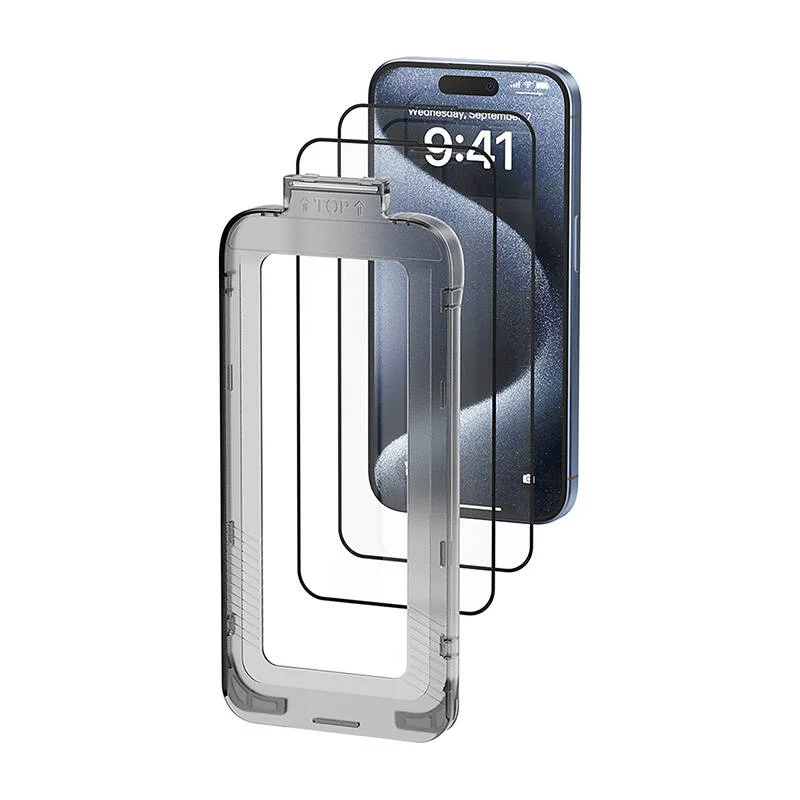 Vention Kuktcc-20 Tempered Glass For iPhone 15 Plus +Applicator