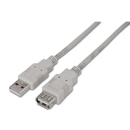 Cabo Aisens Usb 20 Tipo A/M-A/H Bege 10m