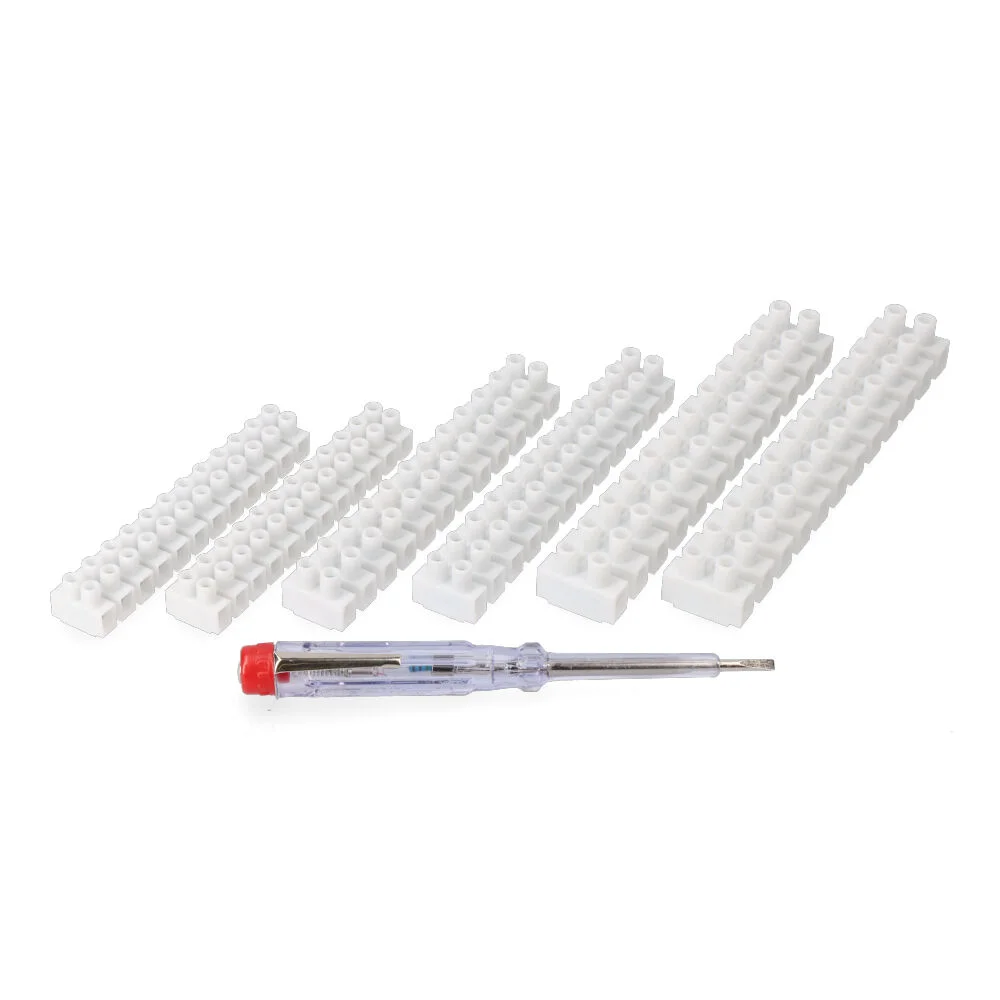 Kit diy elétrico chave de fendas+tiras de ligação