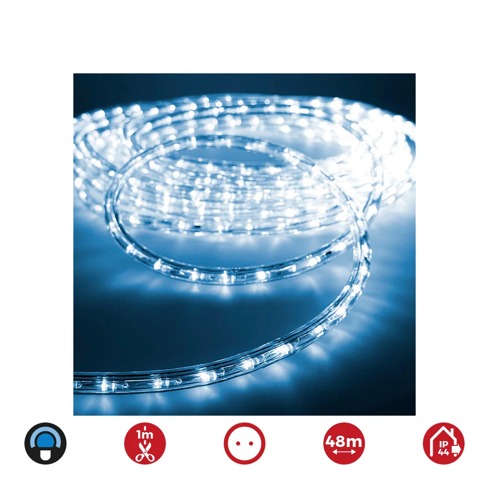 Tubo Flexível Fixo de 2 Vias 48m. 30 Led/M Ip44 A.