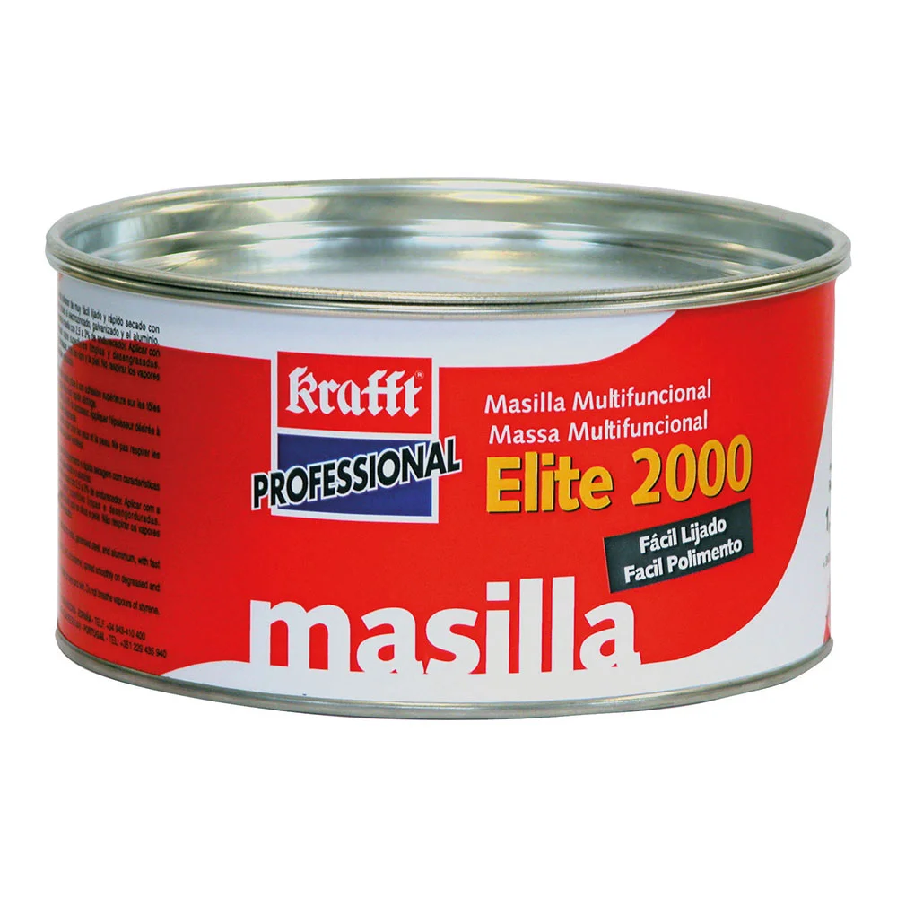 Massa Poli&eacute;ster Elite-2000 1,5kg. Krafft