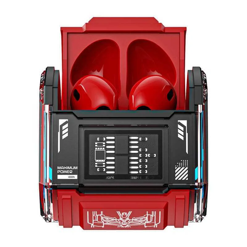Earphones Tws Transformers Mg-C03 (Red)