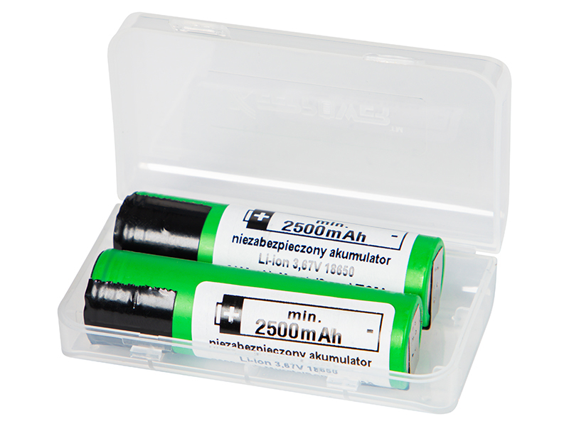 Bateria Blaszki 18650 Li-Ion 2szt 2600mah Blaszki.