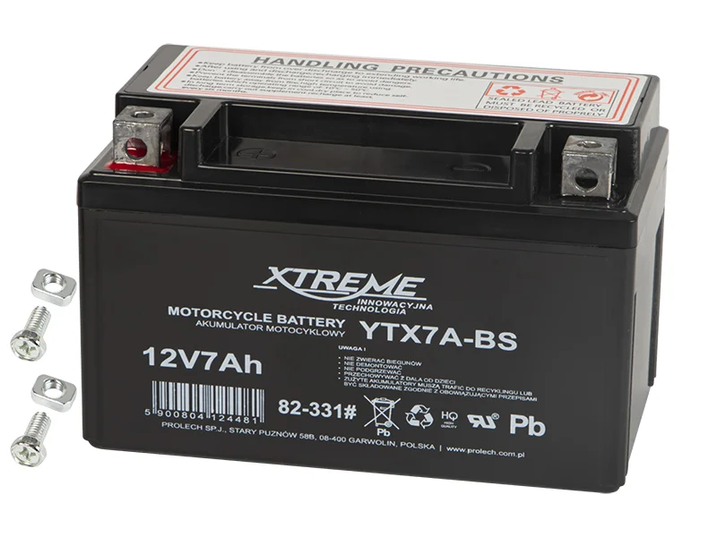 Bateria de motocicleta 12v 7ah Xtreme