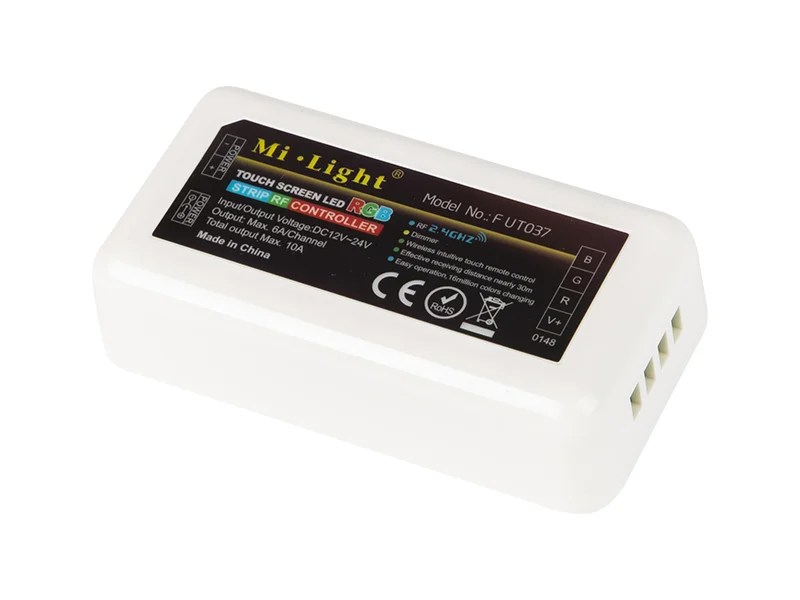 Recetor de controlo LED RGB Rf 144w 4-Zone Sciem