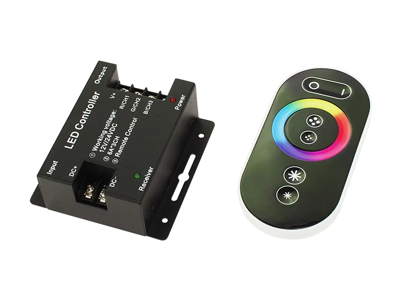 Controlador Tasm LED RGB DotZ PilRf Preto