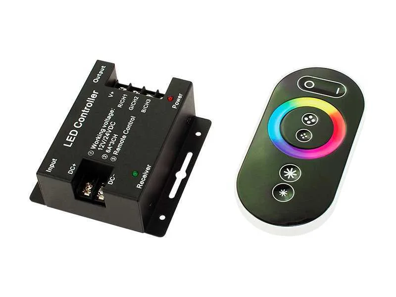 Controlador Tasm LED RGB DotZ PilRf Preto