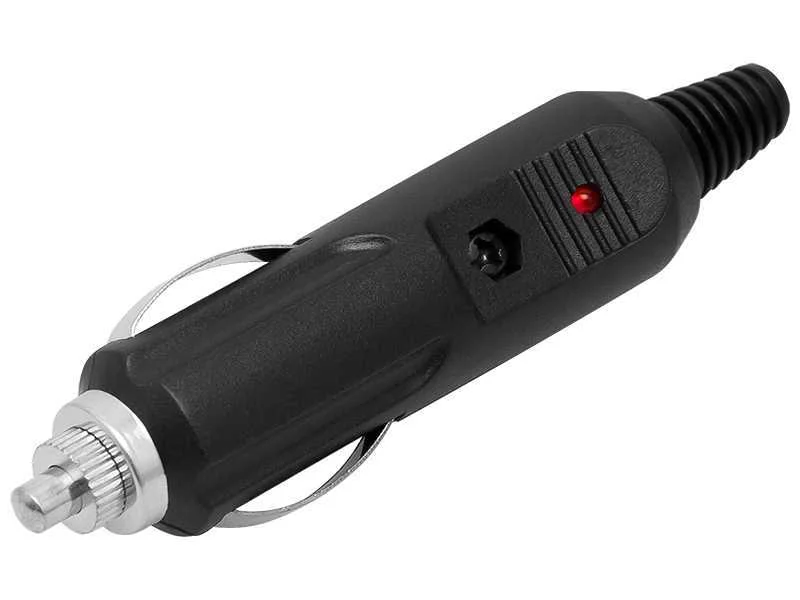 Ficha de Isqueiro Hq Led+Fusível