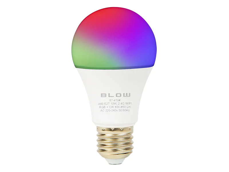Lâmpada LED E27 10w 230v Rgb+Cw Wifi