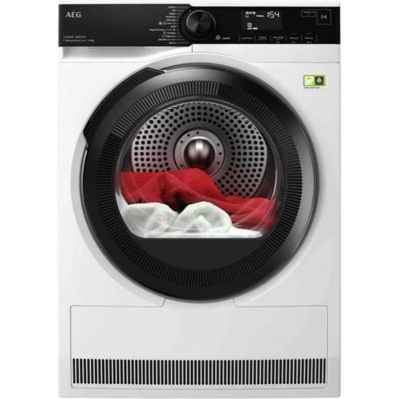Máquina de Secar Roupa Aeg Tr839a4pb com Bomba de Calor 9kg Classe A+++