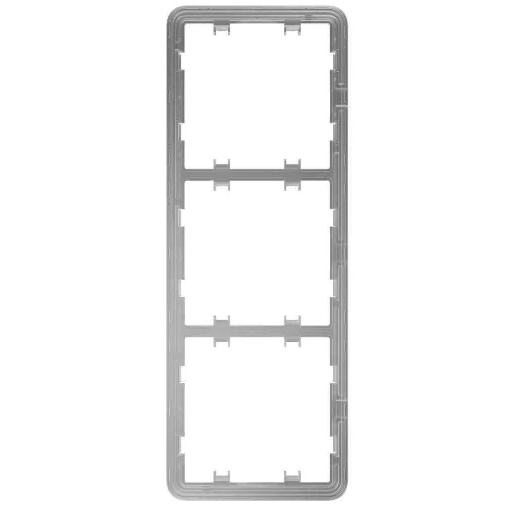 Estrutura Vertical para Três Interruptores - Compatível com 2 X Aj-Sidebutton-...-Vert - Compatível 