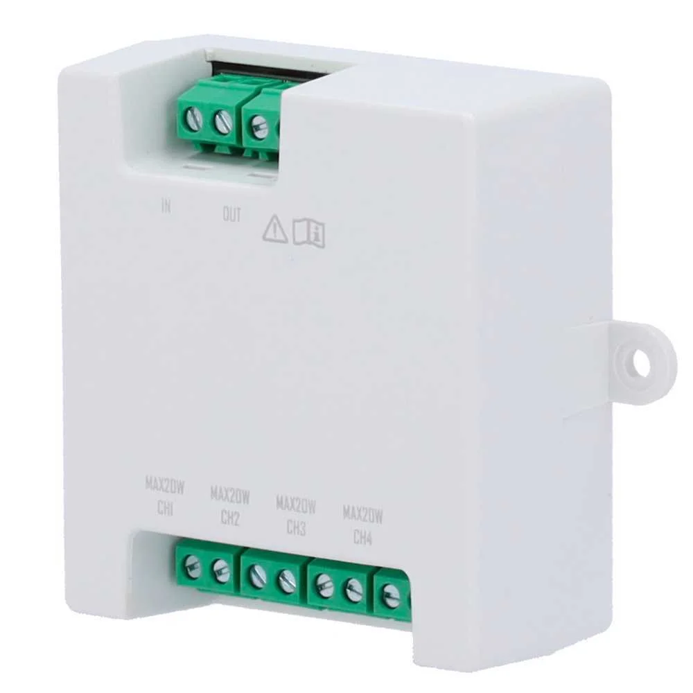 Distribuidor para Edifícios - 4 Grupos de 2 Fios Hd - Alimentação de Até 4 Monitores de 2 Fios Hd - 