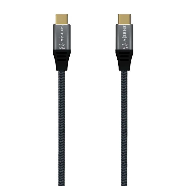 Cable Aisens Usb 2.0 Aluminio 5a 100w E-Mark Usb-.