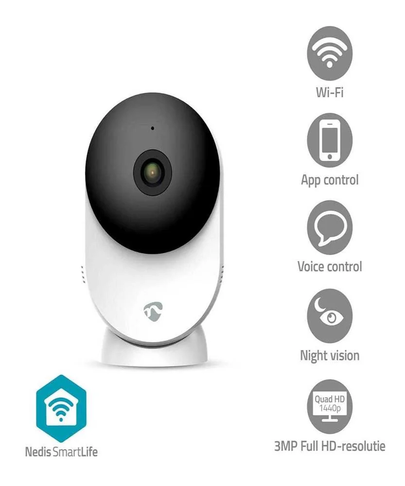 Câmara de Interior Smartlife Wifi 3mp Full Hd