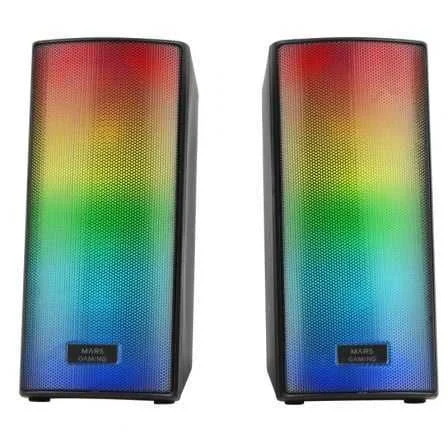 Altavoces Mars Gaming Msrgb2/ 15w/ 2.0/ Negros