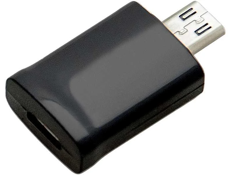 Adaptador Usb Tomada Microusb 5p-Ficha Microusb 11p
