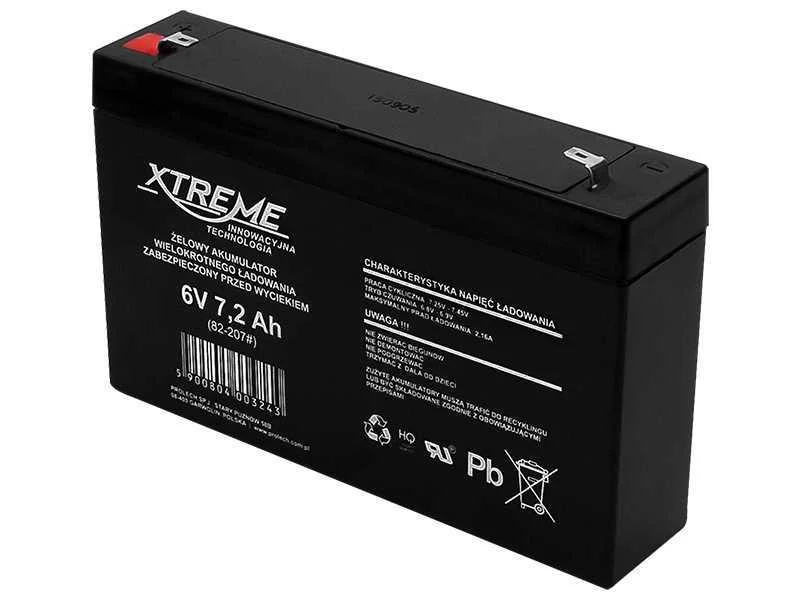 Bateria Gel 6v 72ah Xtreme