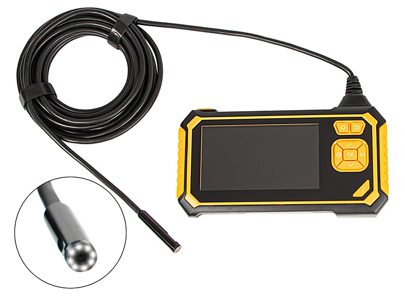 Câmara de lente única para endoscópio 8mm 5m Lcd .