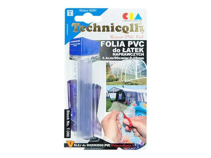 Película de pvc para ripas de reparação Technicqo.
