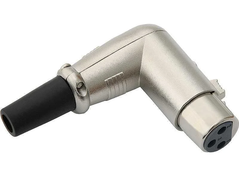 Tomada de microfone Xlr 3p em cabo CAT