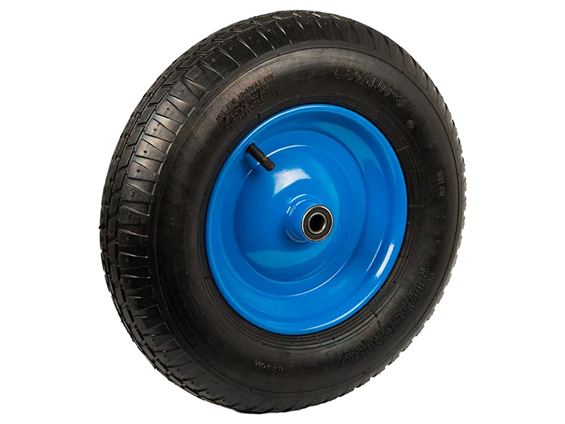 Roda 39cm para carrinho de mão 390x92 480/4 Azul