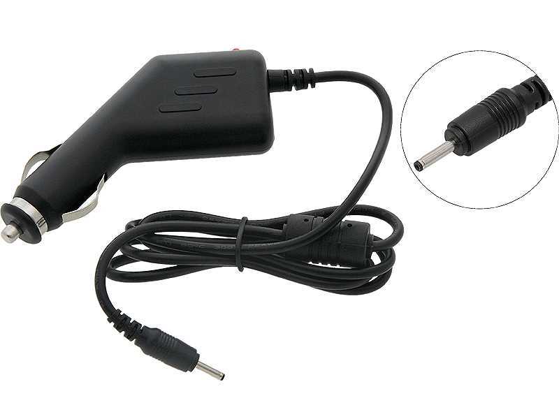 Carregador para Automóvel 5v/1,5awatt Ficha Dc Reta 0,7/2