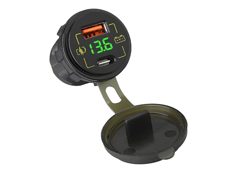 Carregador de automóvel Usb+Usb-C M18a Wo