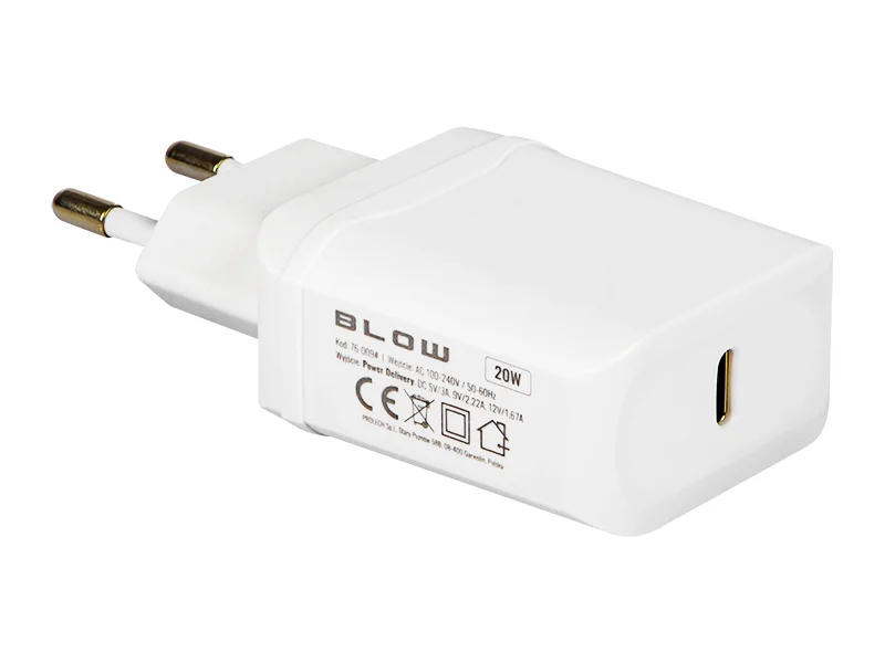 Carregador de tomada Usb-C Pd 20w