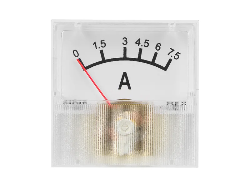 Amperímetro analógico Square Mini 75a +