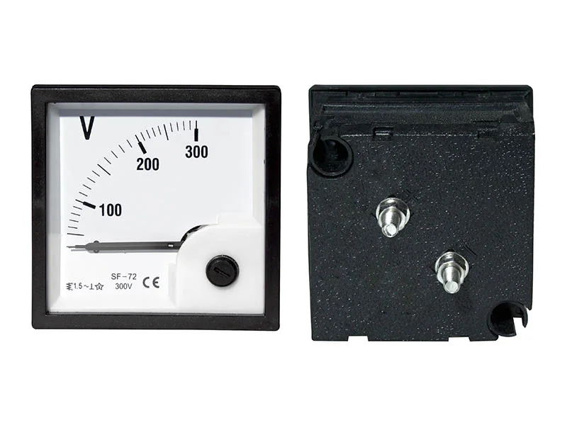Voltímetro Analógico Quadrado Grande 300v