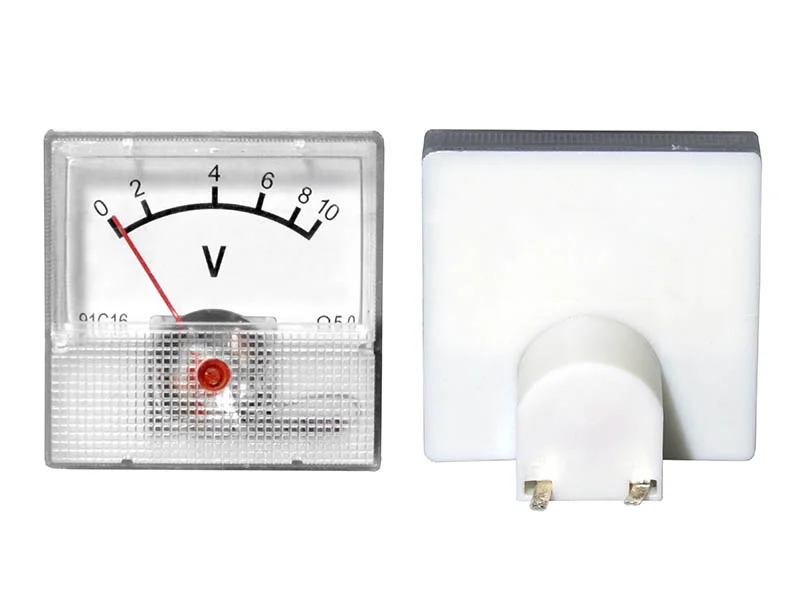 Voltímetro Analógico Square Mini 10v