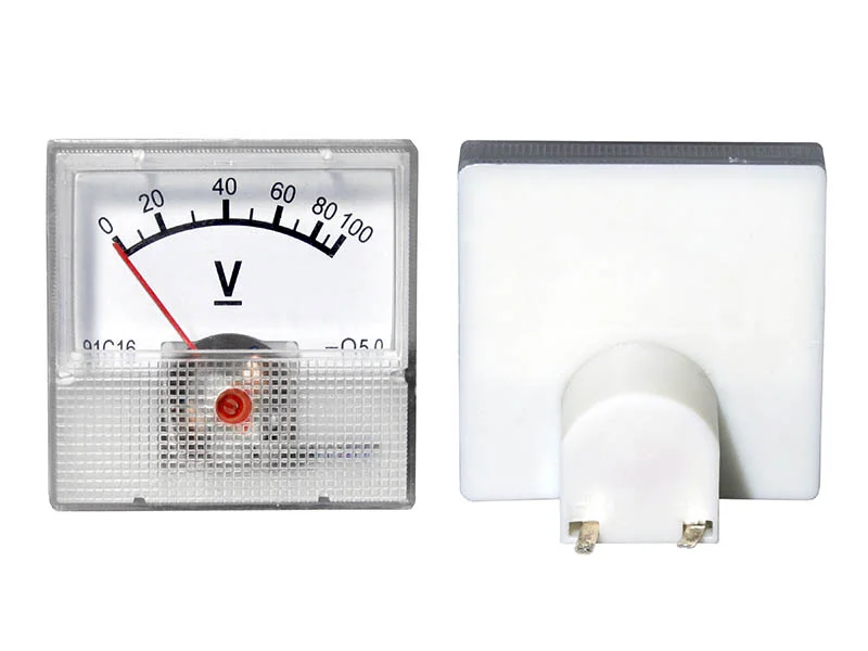 Voltímetro analógico Square Mini 100v