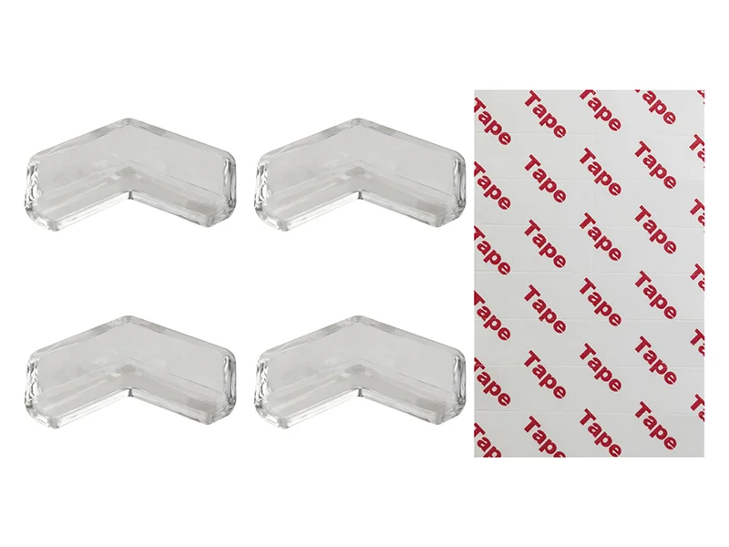 Protetor de Cantos 4 Pcs Transparente Plano