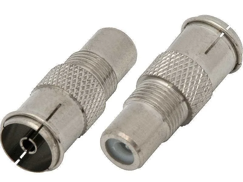 Transição: Tomada de antena - Tomada Rca aparafus.