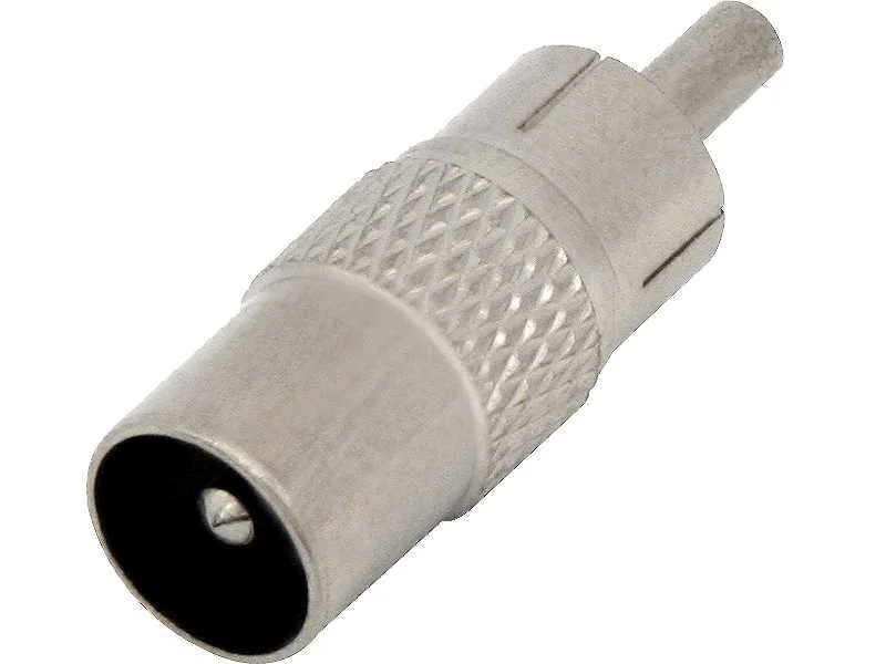Transição: ficha de antena - ficha Rca