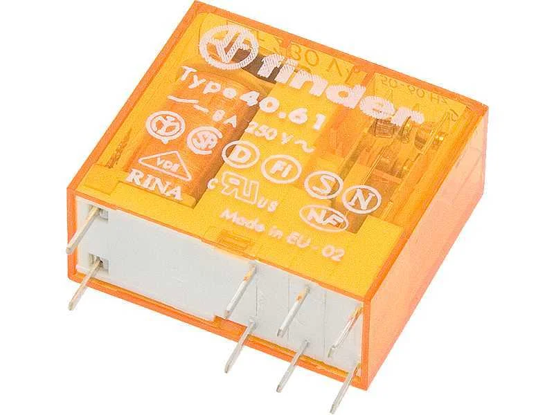 F40618230 Finder 16a 230v Relé