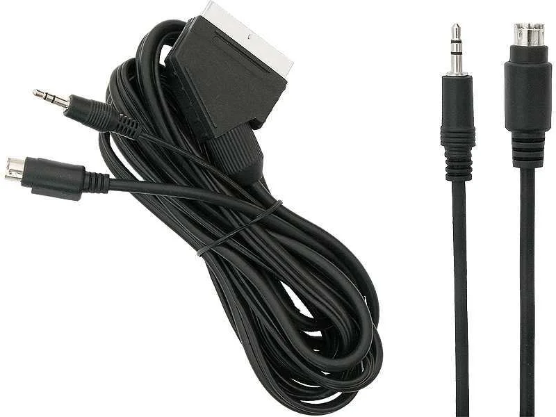 Conector Euro-Jack 3,5st+S-Vhs 3m