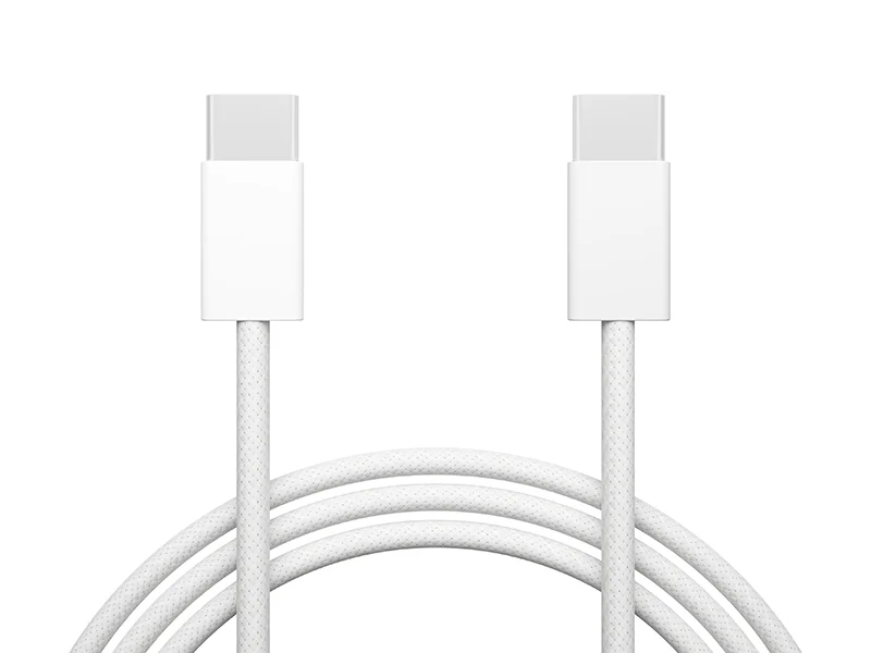 Ligação Usb-C - Usb-C 1,0m Trança Branca
