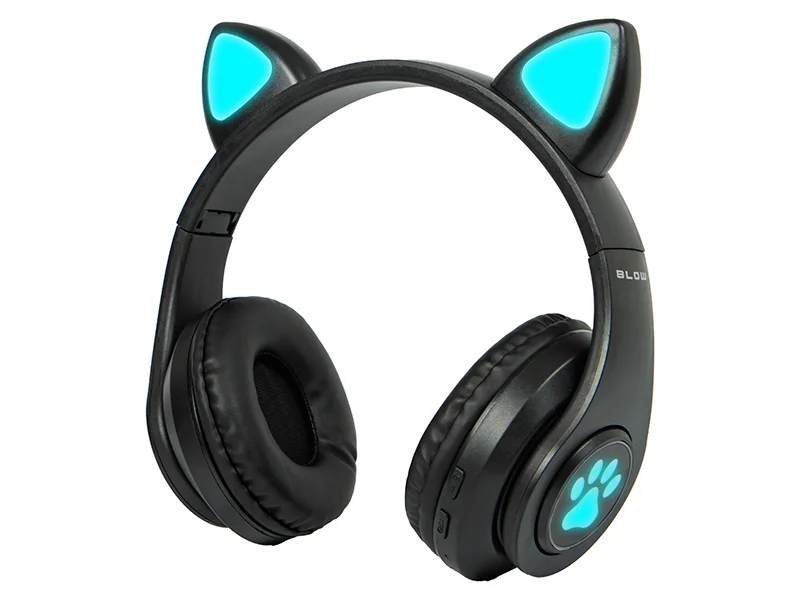 Auscultadores Bt 50 LED Preto Ears